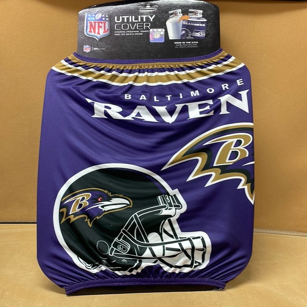 Ravens Utility Cover  for Propane Tanks or Water Bottles  NFL